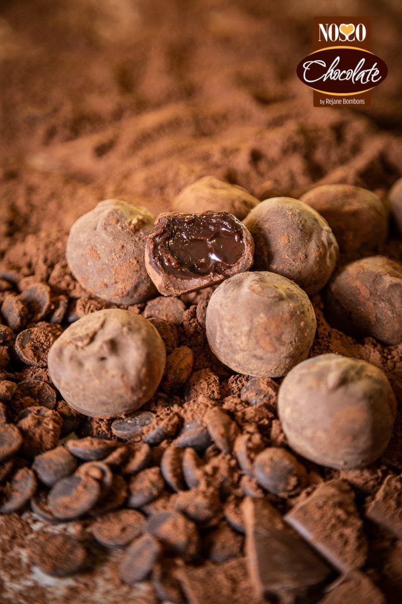 Trufas artesanais Nosso Chocolate